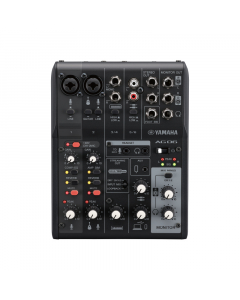 Yamaha AG06MK2 Live Streaming Mixer Black