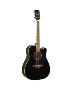 Yamaha FGC-TA Black Acoustic Guitar 